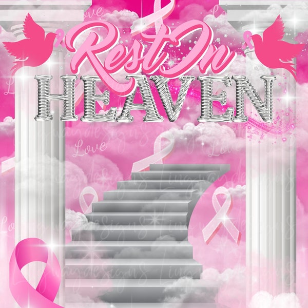 Pink Memorial Ribbon Etsy
