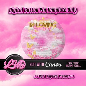 ピンクゴールド 愛を込めて 天国階段テンプレート メモリアルボタン ピン背景 葬儀ボタン 葬儀の記念品 RIP PNG 写真を追加