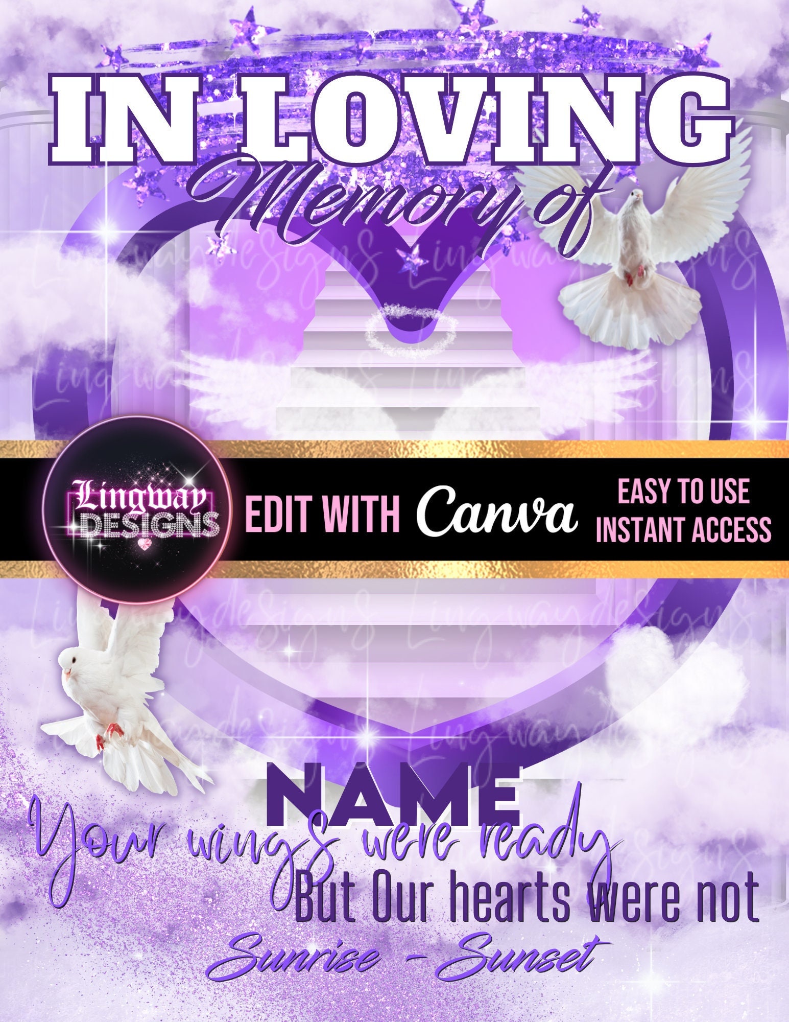 Pink Heavens Gate Angel Birthday Memorial PNG add photo rest