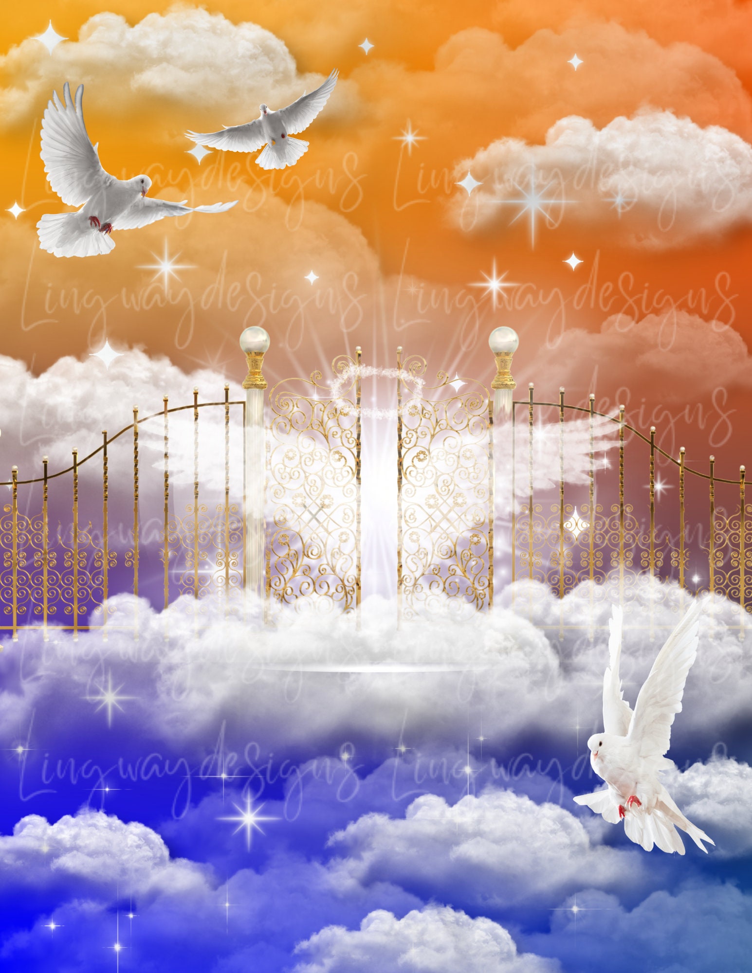 tan background, tan heaven, tan clouds, heaven gates, rip png, rest in –  777Artforyou