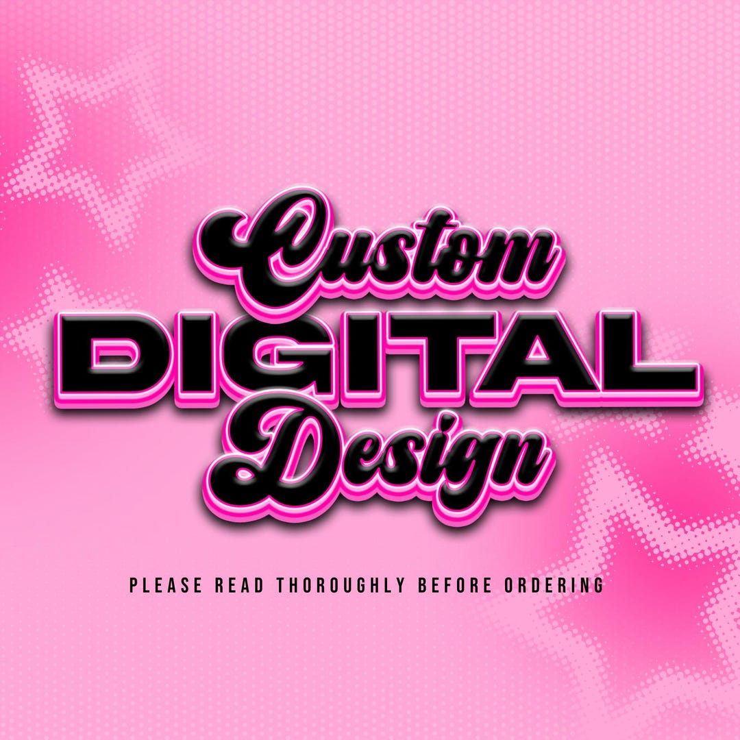 5 Custom Designs - Etsy