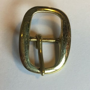 Brass Swage Buckles- Vintage, 3/4” or 1”