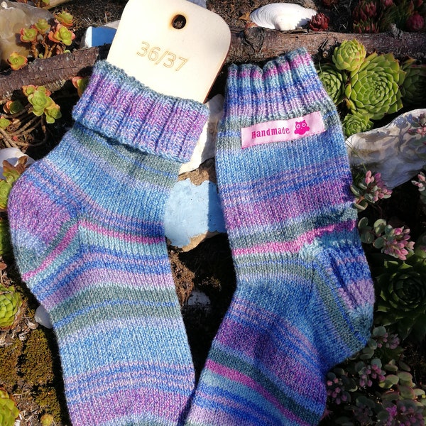 Handgestrickte Socken Grösse 36-38