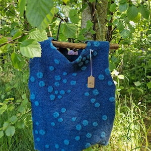 Tunika Kleidchen Walkwolle Wollwalk Gr.104