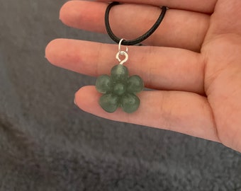 Bloem hars ketting, kleine, groene glans