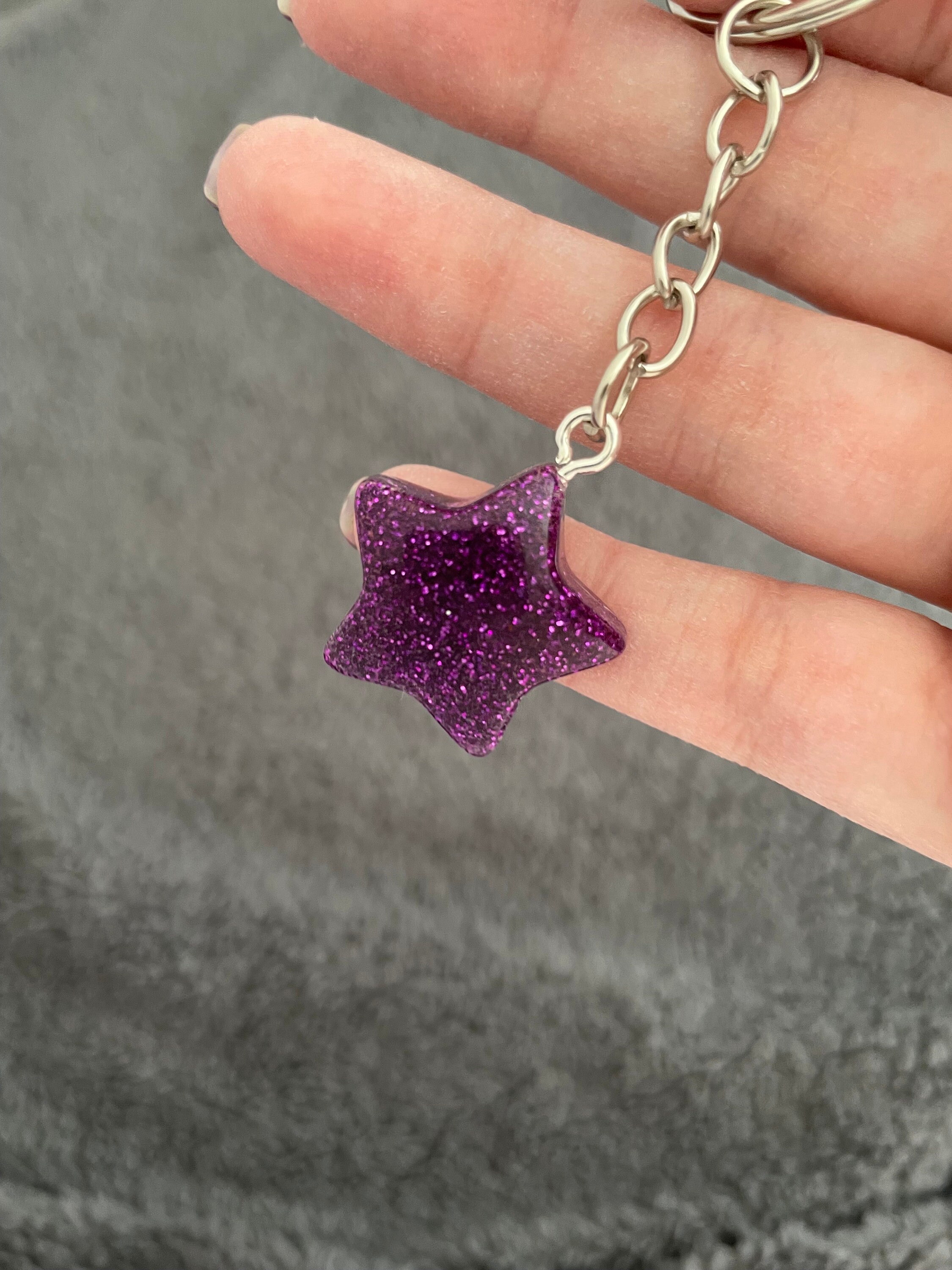 【BLACKPURPLE】25SS★ Wattasiwa Star Keyring RKZDSR-Plateau-Wolf-Key-Chain-