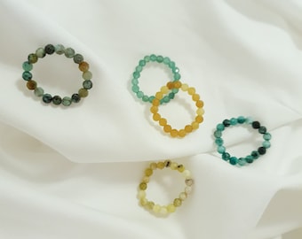 Anxiety Ring Meditation Fidget Spinner Ring Birthstone Gemstone Ring Gold Fidget Ring Women Worry Ring Stress Stacking Rings Thumb Ring Mood