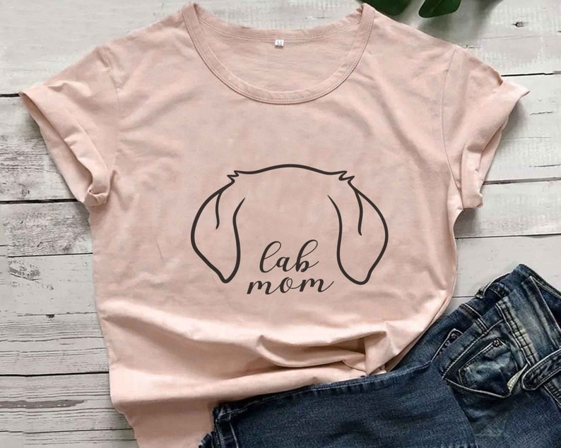 Lab Ears Outline Svg for Dog Mom Shirts Labrador Svg Cut File Etsy