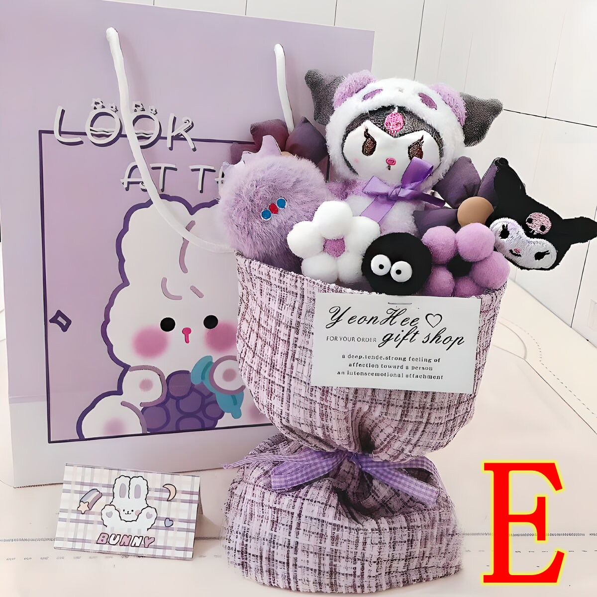 Handmade Plush Toy Bouquet,stuffed Animals Bouquet,cartoon Anime Plush