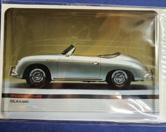 Porsche Classic Blechpostkarte 356 Cabrio Flitzer