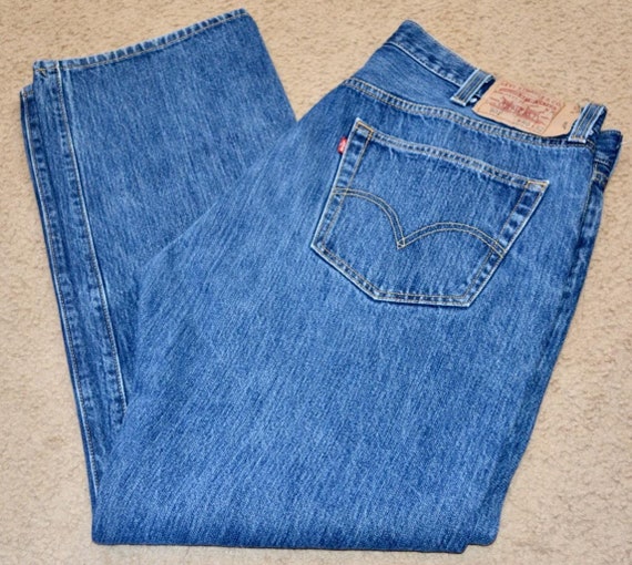 Levi 501 Buttonfly Mens Jeans Sz 40 X 