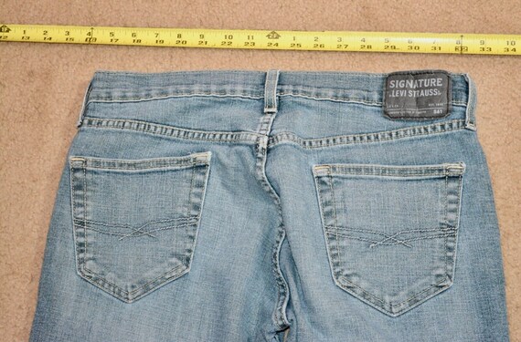 Levi Signature Relaxed S61 Mens Jeans Actual Sz 34 X 29 Tag - Etsy