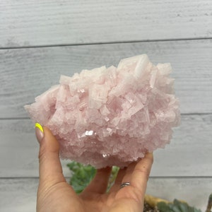XXL Pink Halite Crystal | Halite Crystal from Searles Lake, Trona California