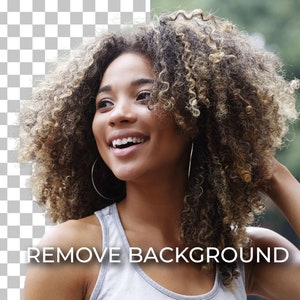 Photo retouching service, remove background from photo