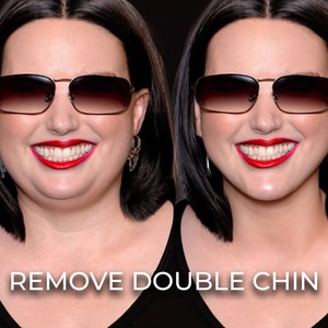 Remove Double chin, Face Retouching, Photo Retouching Service