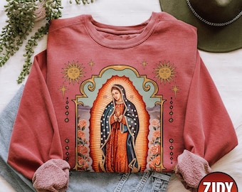Virgin Mary Shirt, Mother Mary Shirt, Our Lady Of Guadalupe Shirt, Religious Shirt, Guadalupe Shirt, Latina Shirt, Christian Shirt