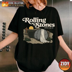 Rolling Stones Shirt, Catholic T-shirt, Catholic Women Shirt, Catholic Men Shirt, Traditional Catholic Shirt, Gift for Him, Gift for Her image 7