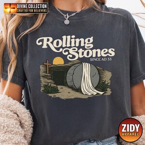 Rolling Stones Shirt, Catholic T-shirt, Catholic Women Shirt, Catholic Men Shirt, Traditional Catholic Shirt, Gift for Him, Gift for Her image 6
