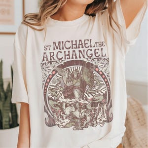 Saint Michael Shirt, St. Michael The Archangel Shirt, Catholic Shirt, Traditional Catholic Shirt