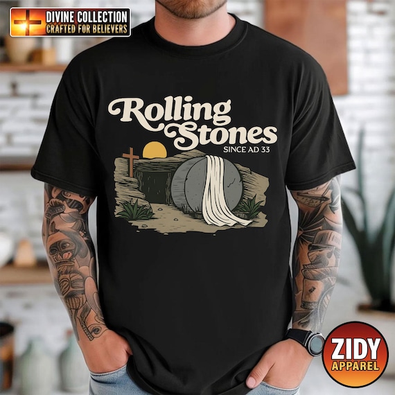Rolling Stones Shirt, Catholic T-shirt, Catholic Women Shirt, Catholic Men Shirt, Traditional Catholic Shirt, Gift for Him, Gift for Her