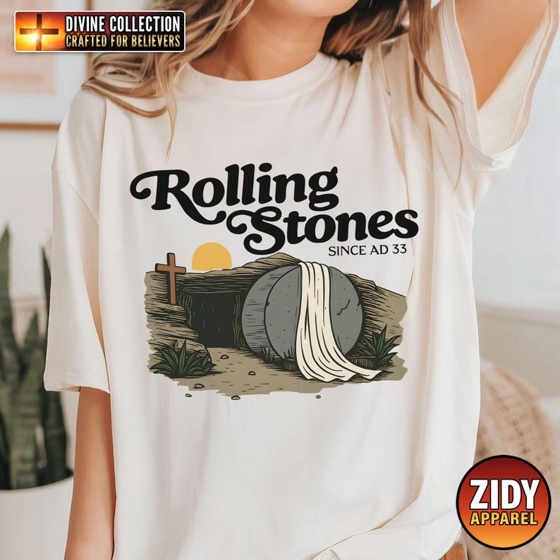Rolling Stones Shirt, Catholic T-shirt, Catholic Women Shirt, Catholic Men Shirt, Traditional Catholic Shirt, Gift for Him, Gift for Her image 8