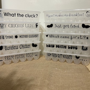 Egg holder cartons funny reusable