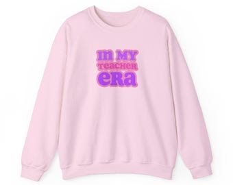 In My Teacher Era Retro Cute & Cozy Teacher Sweater