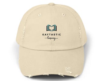 Kaytastic Logo Book Graphic Cap | Distressed Baseball Hat