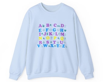 Back-To-School Mom's Sweater - The Best Alphabet T-Shirt (Mommy + Me Matching Set - Mom's Sweater)