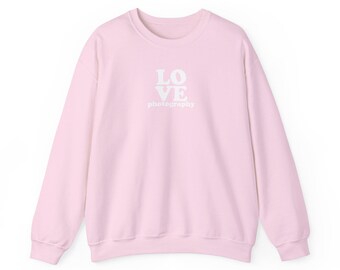 Love Photography Photographer & Artist Crewneck Sweatshirt