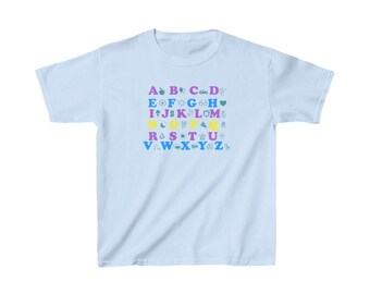 Back-To-School Kid's T-Shirt - The Best Alphabet T-Shirt (Mommy + Me Matching Set - Kid's Shirt)