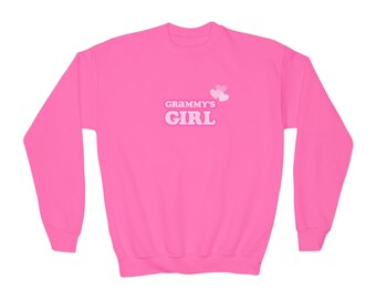 Grammy's Girl Retro Cute & Cozy Kid's Sweater (Grandma+ Me Matching Set)