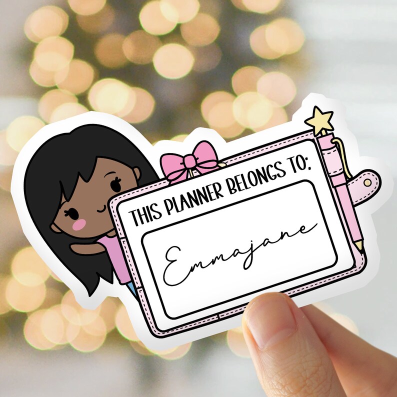 This Planner Belongs to Planner Sticker 2024 Planner Set up Sticker - Etsy