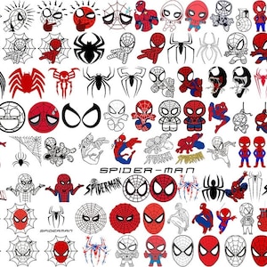 90+ Spiderman Designs Files, Spiderman Svg, Marvel Svg Clipart, Cricut, Vector Cut Files Svg, Png, Dxf, Cut Digital File