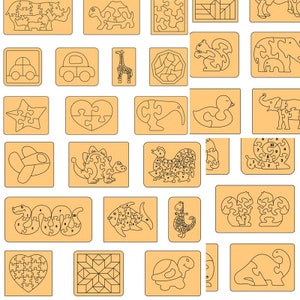 114+ Puzzle SVG-Design | Digital Herunterladbare Plotterdatei