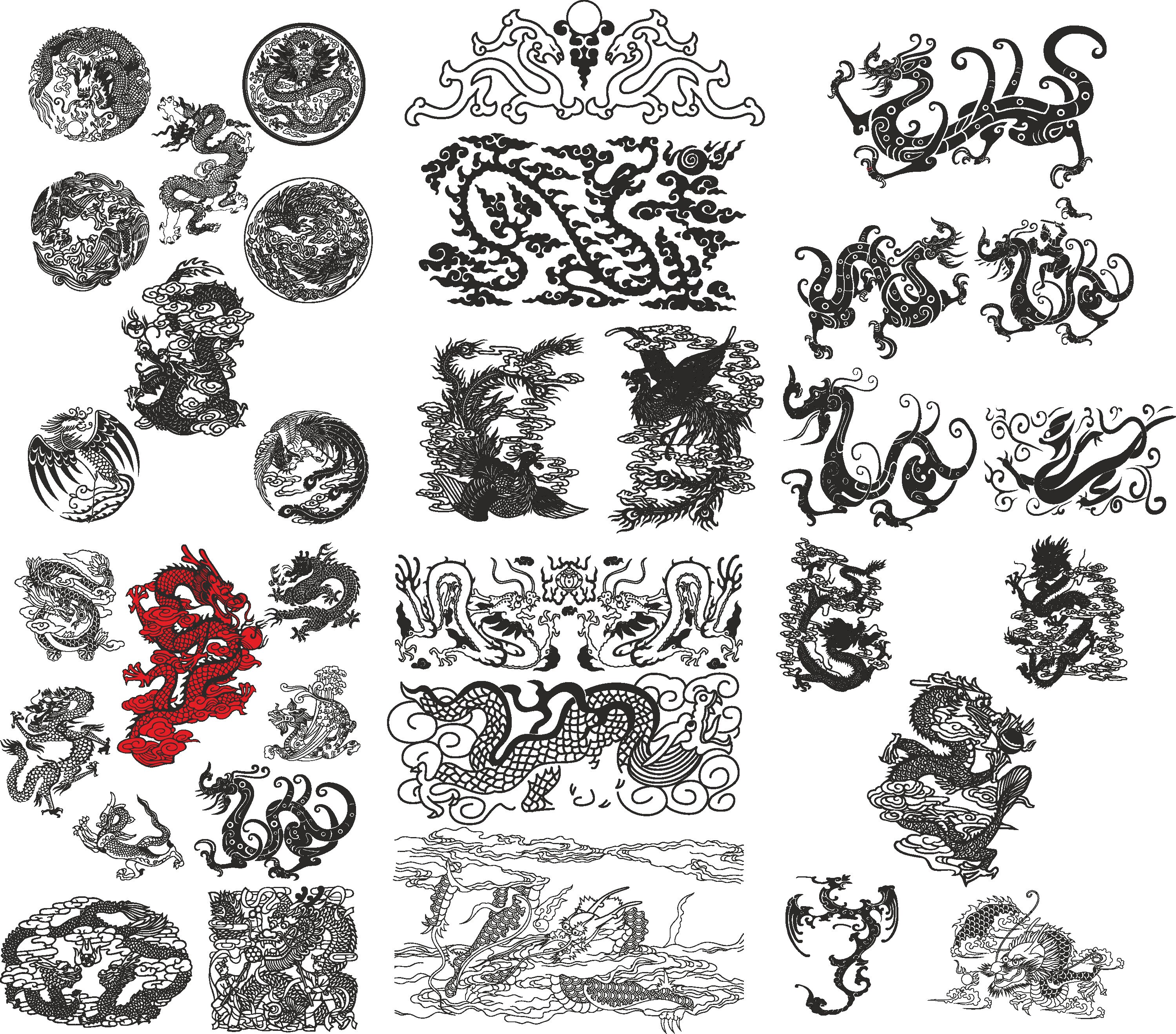 Dragon Svg Bundle Dragon Cut File Dragon Svg Dragons Head - Etsy México
