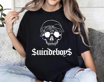 Suicideboys Skull Unisex Bootleg Shirt, Grey Day Tour 2024 Shirt, Suicide Boys Shirt, Suicideboys G59 Tour Black Shirt, Suicide Boys Merch