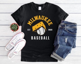 Milwaukee Baseball EST 1969 Shirt, Milwaukee Baseball Shirt, Milwaukee T-shirt, American Basetball Shirt, Sports Unisex Tee, Gift For fans