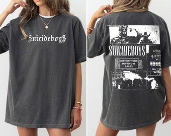 Vintage Suicideboys Tour 2Side Shirt, I Want To Die Shirt, Suicideboys HipHop Shirt, Scrim Tshirt Grey Day Tour 2023, SuicideBoys Merch