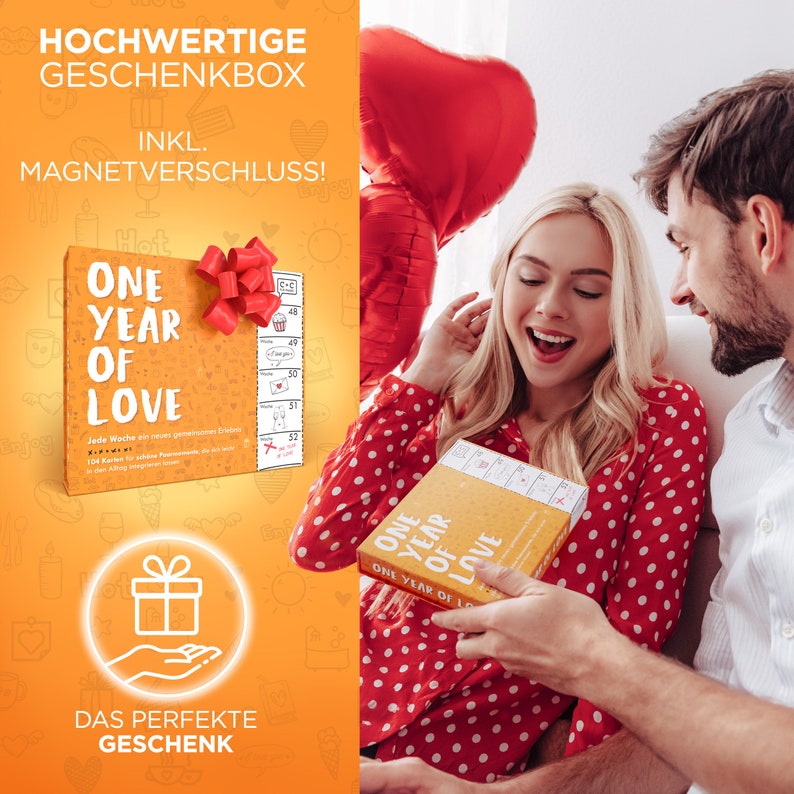 Ideen für Paarzeit Geschenk für Paare Partner Geschenk zum Hochzeitstag Jahrestag Geschenk für Ihn Pärchen Hochzeitstagsgeschenk image 6