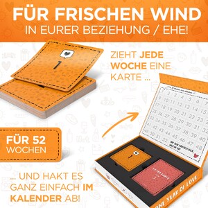 Ideen für Paarzeit Geschenk für Paare Partner Geschenk zum Hochzeitstag Jahrestag Geschenk für Ihn Pärchen Hochzeitstagsgeschenk image 4