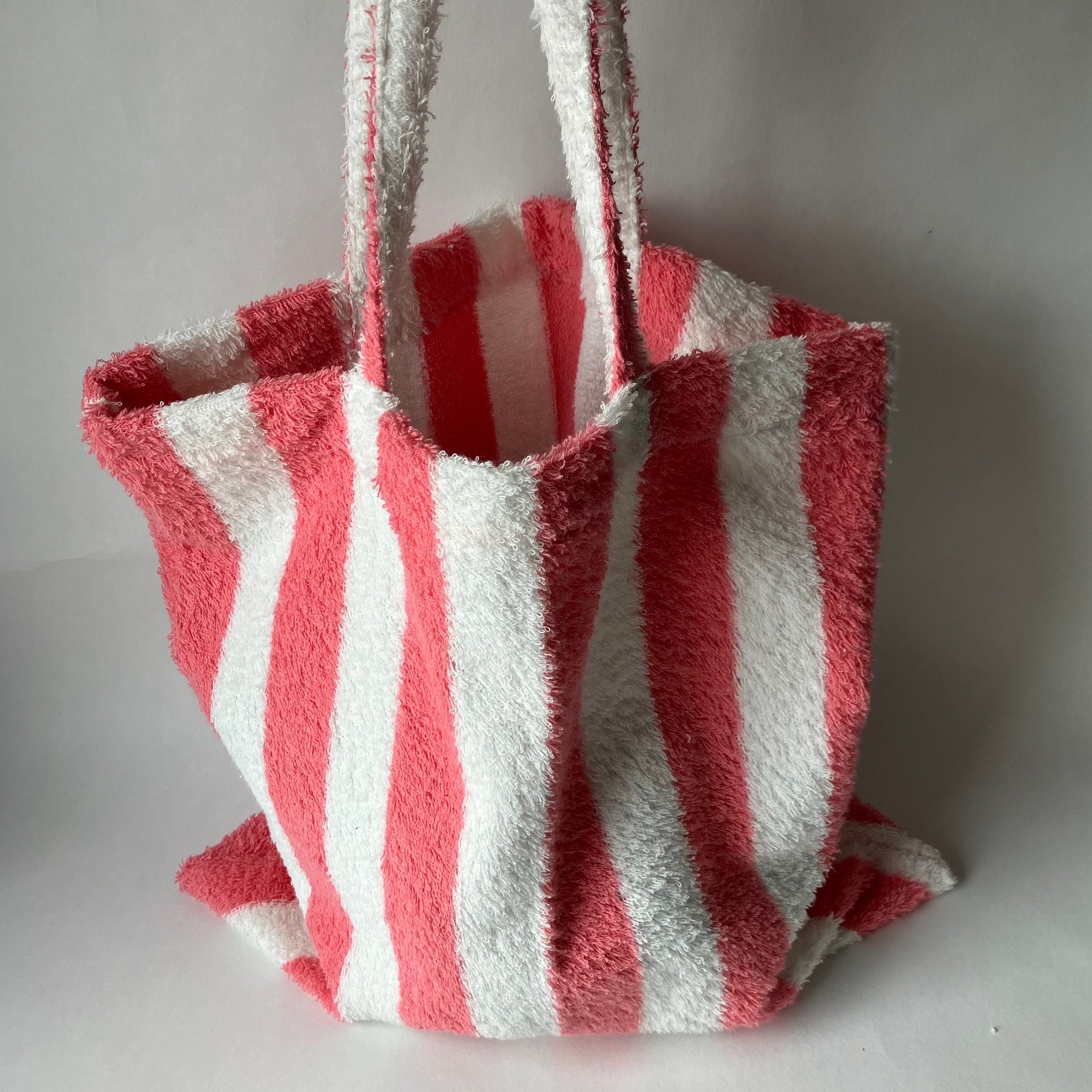 Bag, terry cloth bag, shoulder bag, pouch, beach bag