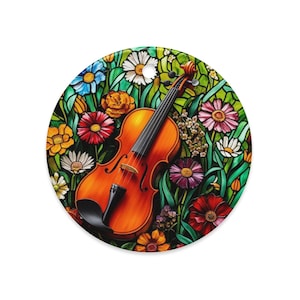 Violin Ornament Double-sided Christmas Music Gift