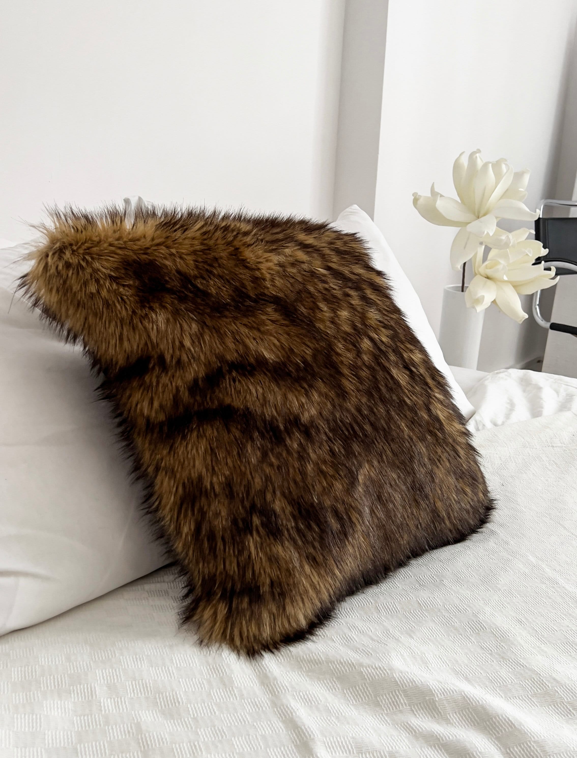 20x20 Fur Pillow