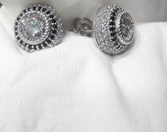 Stud Earrings, Stud Earrings For Women Gold, Earrings For Women, Gift For Her, 14K White Gold Earrings, 1.55 Ct Simulated Diamond Earring