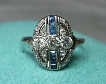Oro blanco de 14 quilates, anillo de tres diamantes, anillo de bodas, regalo para mamá, anillo de diamantes de 2,30 quilates, anillo para mujer, anillo de compromiso, anillo de aniversario