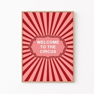Retro Wand Kunst, Retro Funky Poster, lustiges Plakat, Willkommensplakat, Wohnzimmer Plakat, Party Plakat, rotes Plakat, rote Wanddekor, Stimmungsdekor