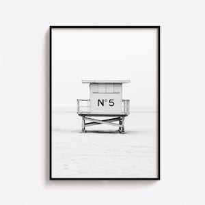 Poster Strandkabine, Kanal Strandhütte Druck, Mode Strandkabine Druck, Surfen Poster, Costal Druck, Mode Wandkunst, Mode Dekor