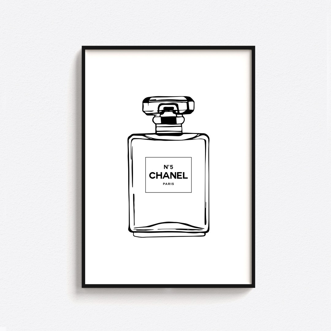 Perfume Bottle Wall Art Perfume Bottle Print Perfume Bottle Etsy