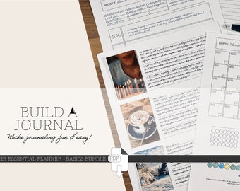 The Essential Printable Planner Bundle - Basic Planning Templates - Printable Planner Inserts